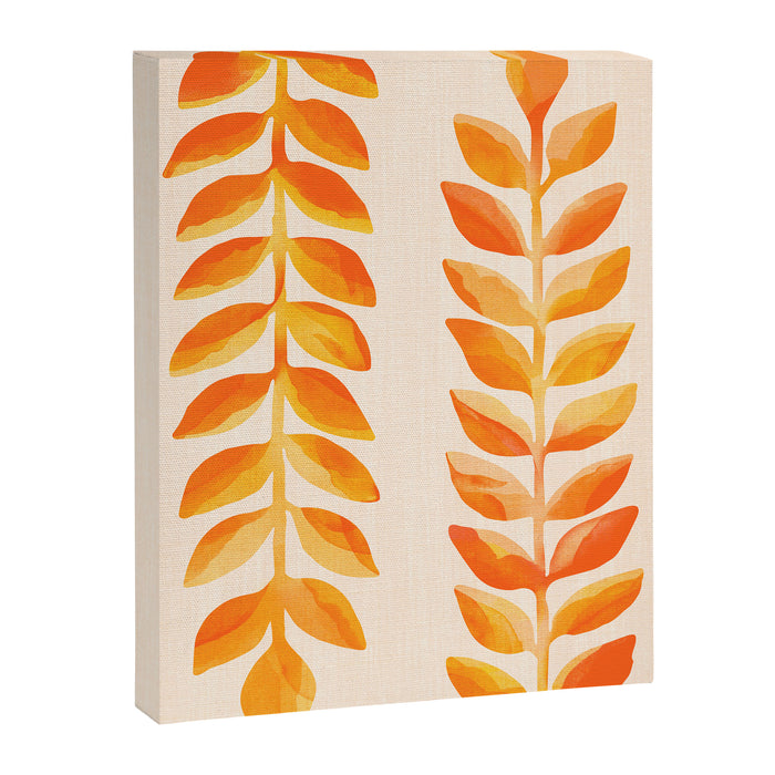 Festive Tropics - Colorful Botanical Painting Canvas Print Gallery Image 1