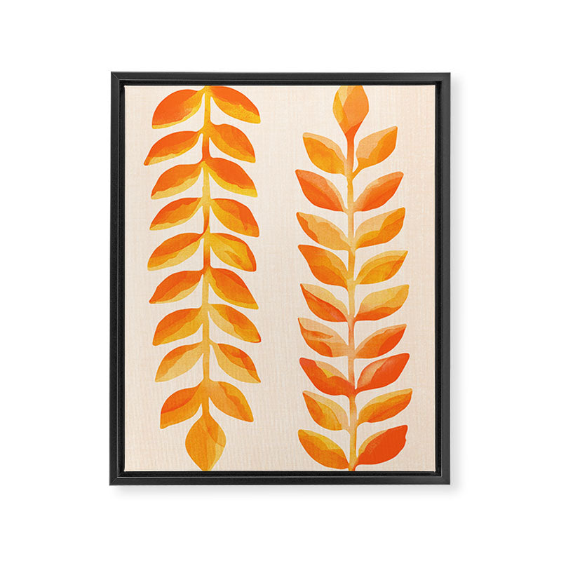 Festive Tropics - Colorful Botanical Painting Framed Canvas Print Gallery Image 6