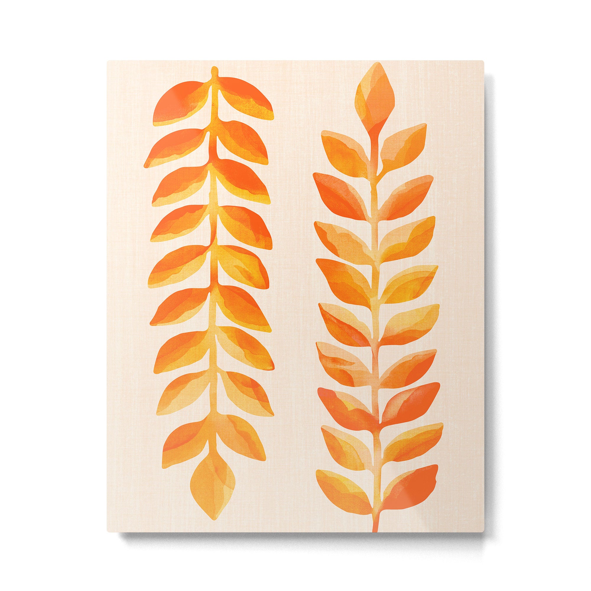 Festive Tropics - Colorful Botanical Painting Metal Print Gallery Image 4
