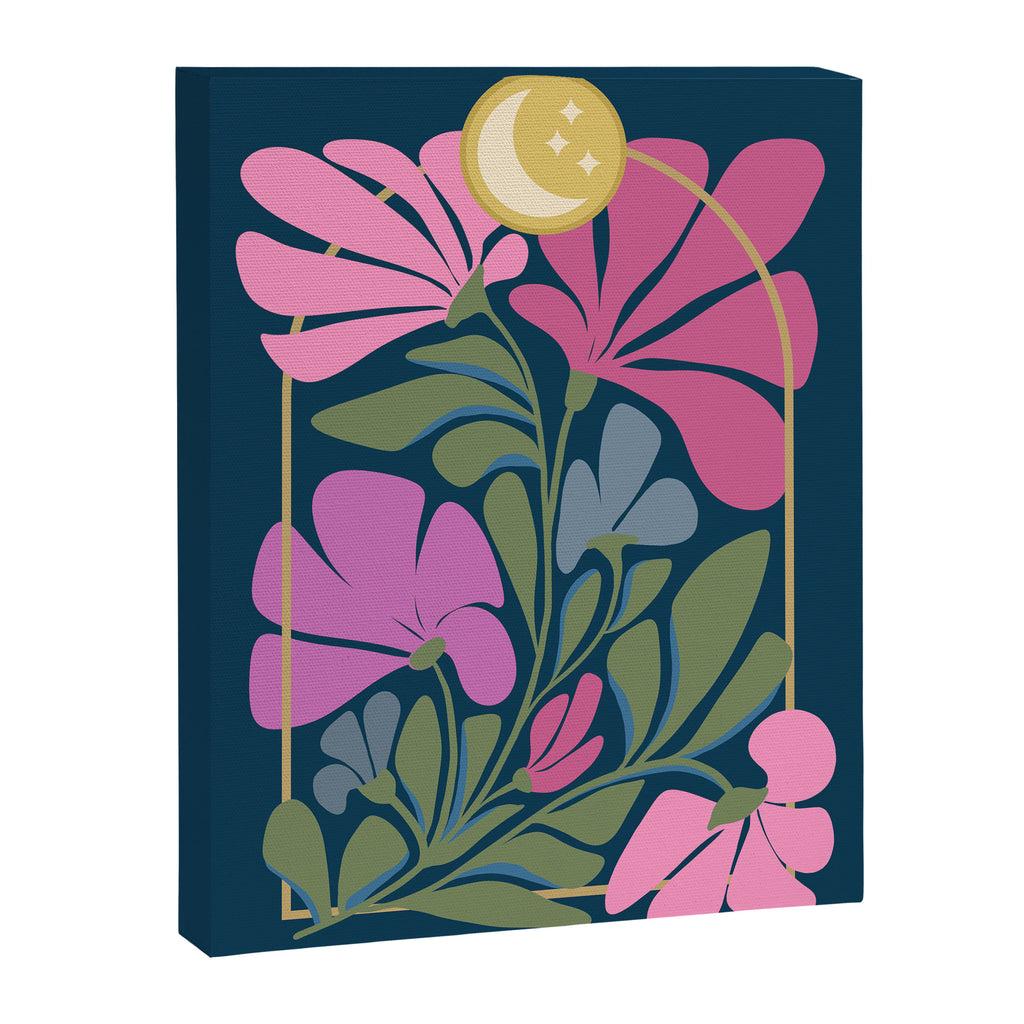 Fleurs de la Lune - Flowers of the Moon Canvas Print Gallery Image 6