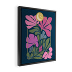Fleurs de la Lune - Flowers of the Moon Framed Canvas Print Gallery Image 2