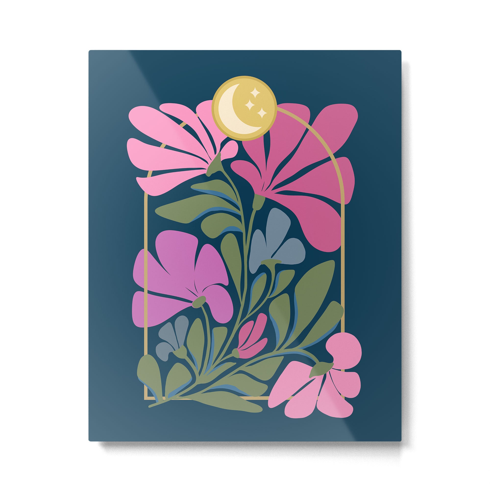 Fleurs de la Lune - Flowers of the Moon Metal Print Gallery Image 4