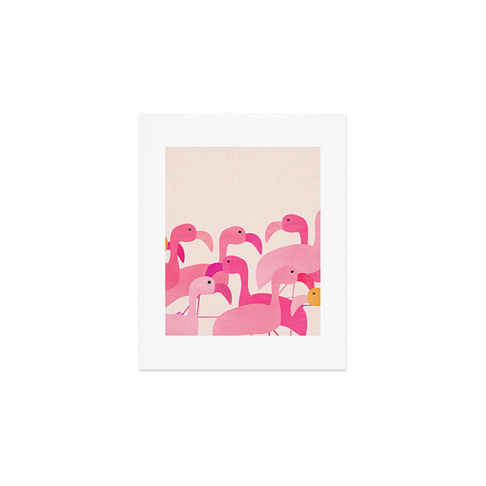Florida Flamingos Art Print Gallery Image 1