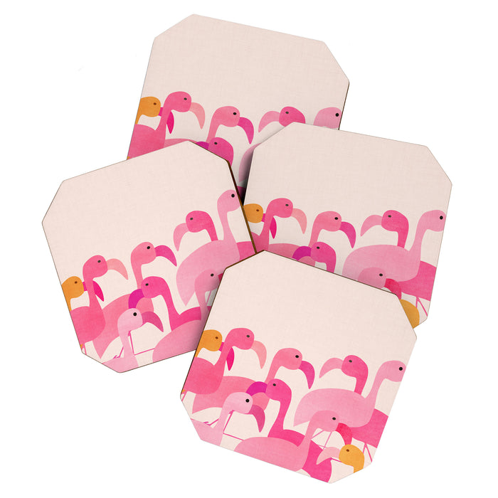 Florida Flamingos Coaster Gallery Image 1