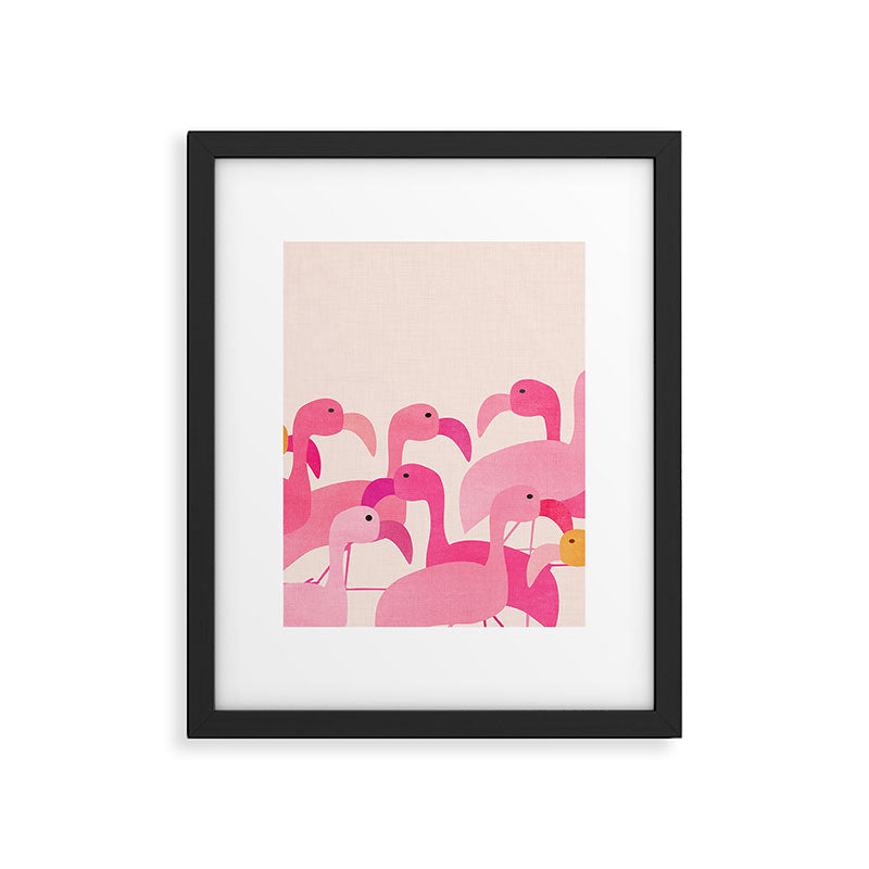 Florida Flamingos Framed Art Print Gallery Image 6