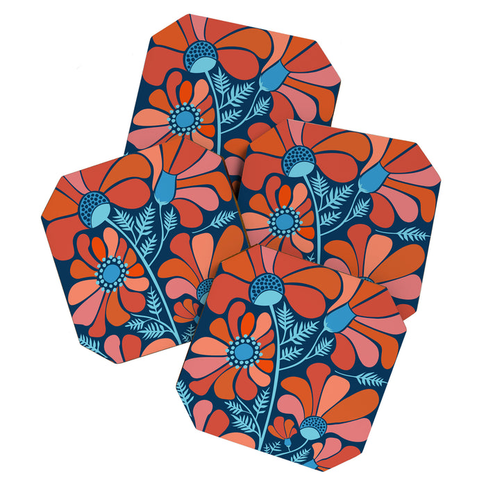Flower Power IV Coaster Gallery Image 1