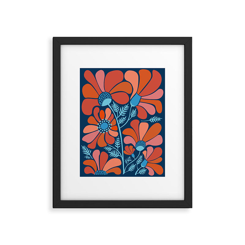 Flower Power IV Framed Art Print Gallery Image 6