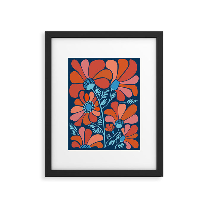 Flower Power IV Framed Art Print Gallery Image 1