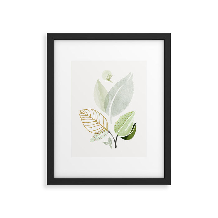 Forest Bouquet II Botanical Shapes Framed Art Print Gallery Image 1