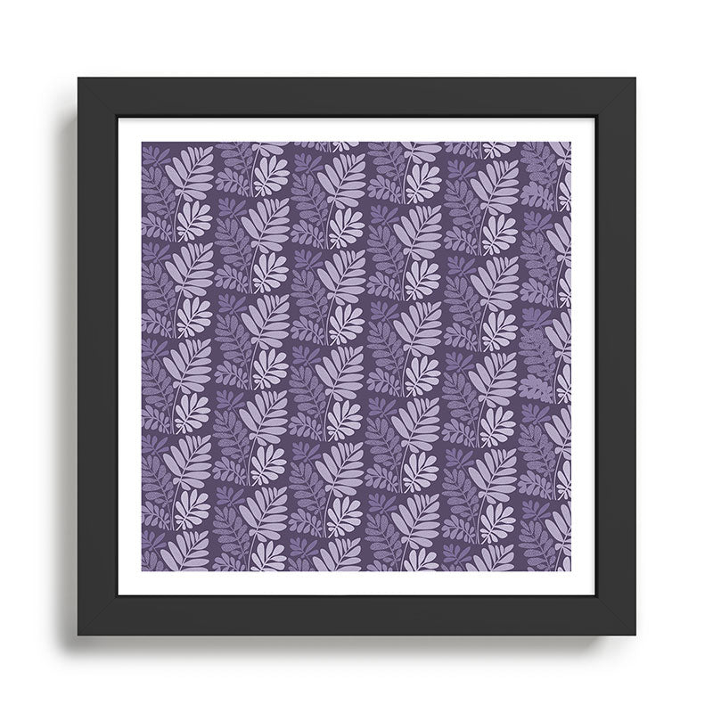 Forest Tropics in Mauve Framed Art Print Gallery Image 1