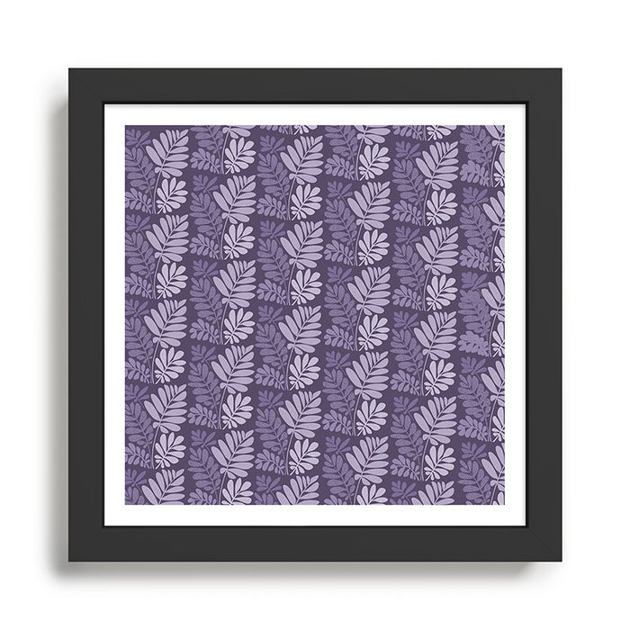 Forest Tropics in Mauve Framed Art Print Gallery Image 1