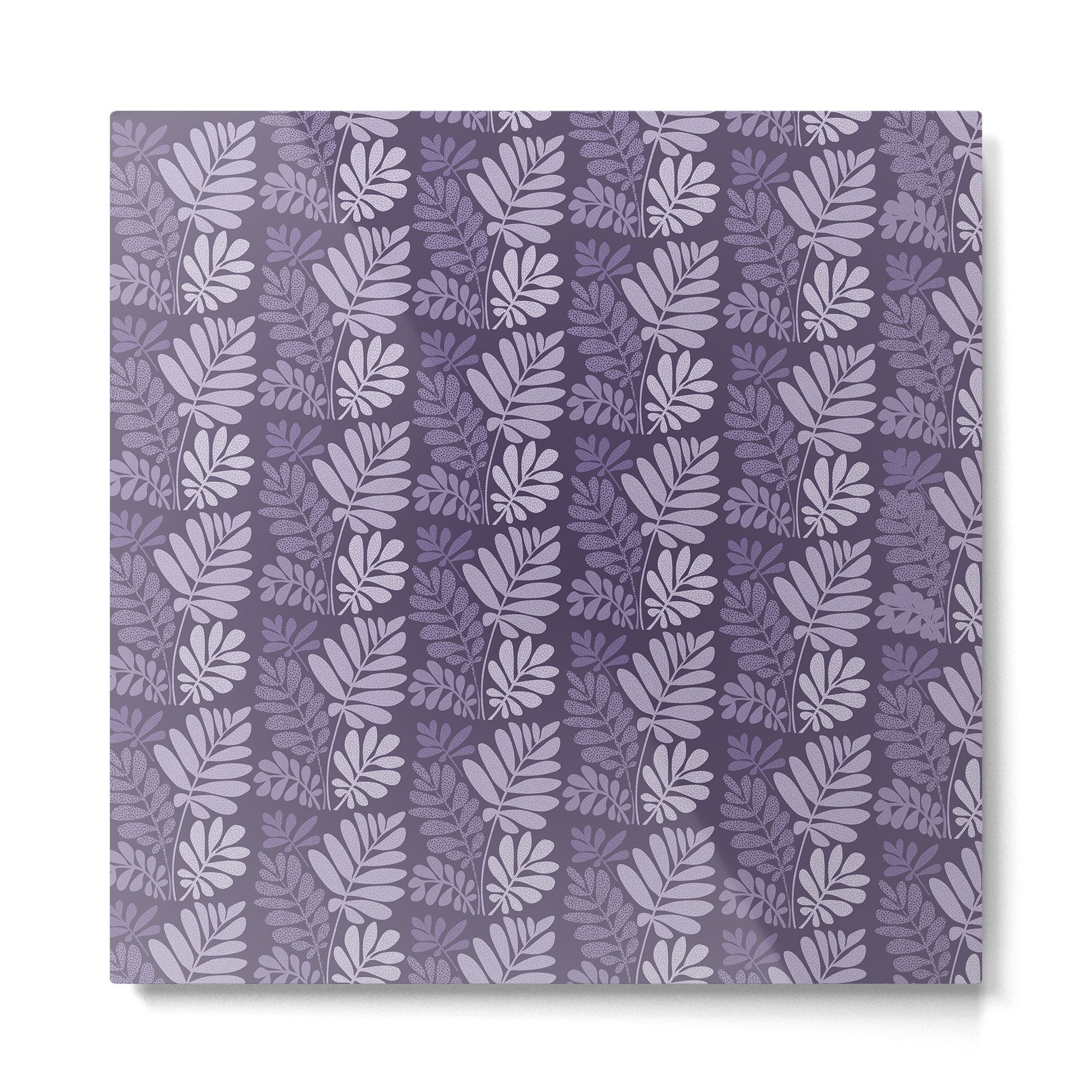 Forest Tropics in Mauve Metal Print Gallery Image 2