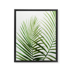 Fresh Palm Fronds Watercolor Framed Canvas Print Gallery Image 6