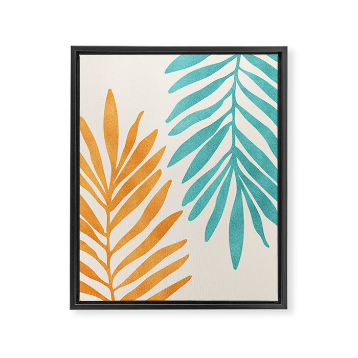 Friends Forever - Palm Leaf Framed Canvas Print Gallery Image 1
