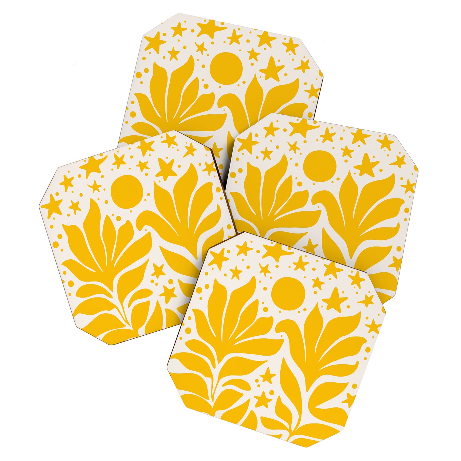 Gemini Sunflowers Coaster Gallery Image 1