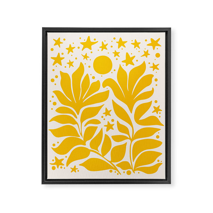 Gemini Sunflowers Framed Canvas Print Gallery Image 1
