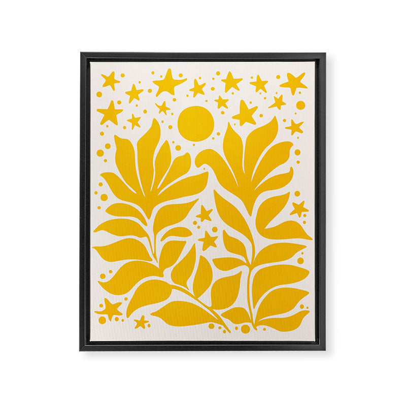 Gemini Sunflowers Framed Canvas Print Gallery Image 6
