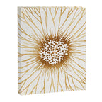 Gold Sunflower Drawing Canvas Print Gallery Image 8
