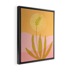 Golden Agave Desert Landscape Framed Canvas Print Gallery Image 2