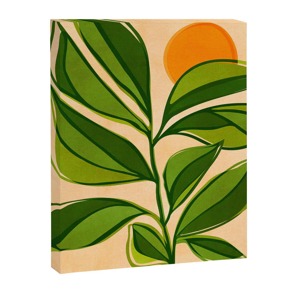Golden Forest Sunset Canvas Print Gallery Image 6