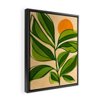 Golden Forest Sunset Framed Canvas Print Gallery Image 2