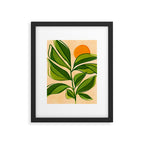Golden Forest Sunset Framed Art Print Gallery Image 5