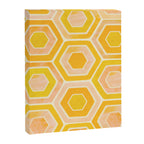 Golden Geometric Tiles Watercolor Canvas Print Gallery Image 8