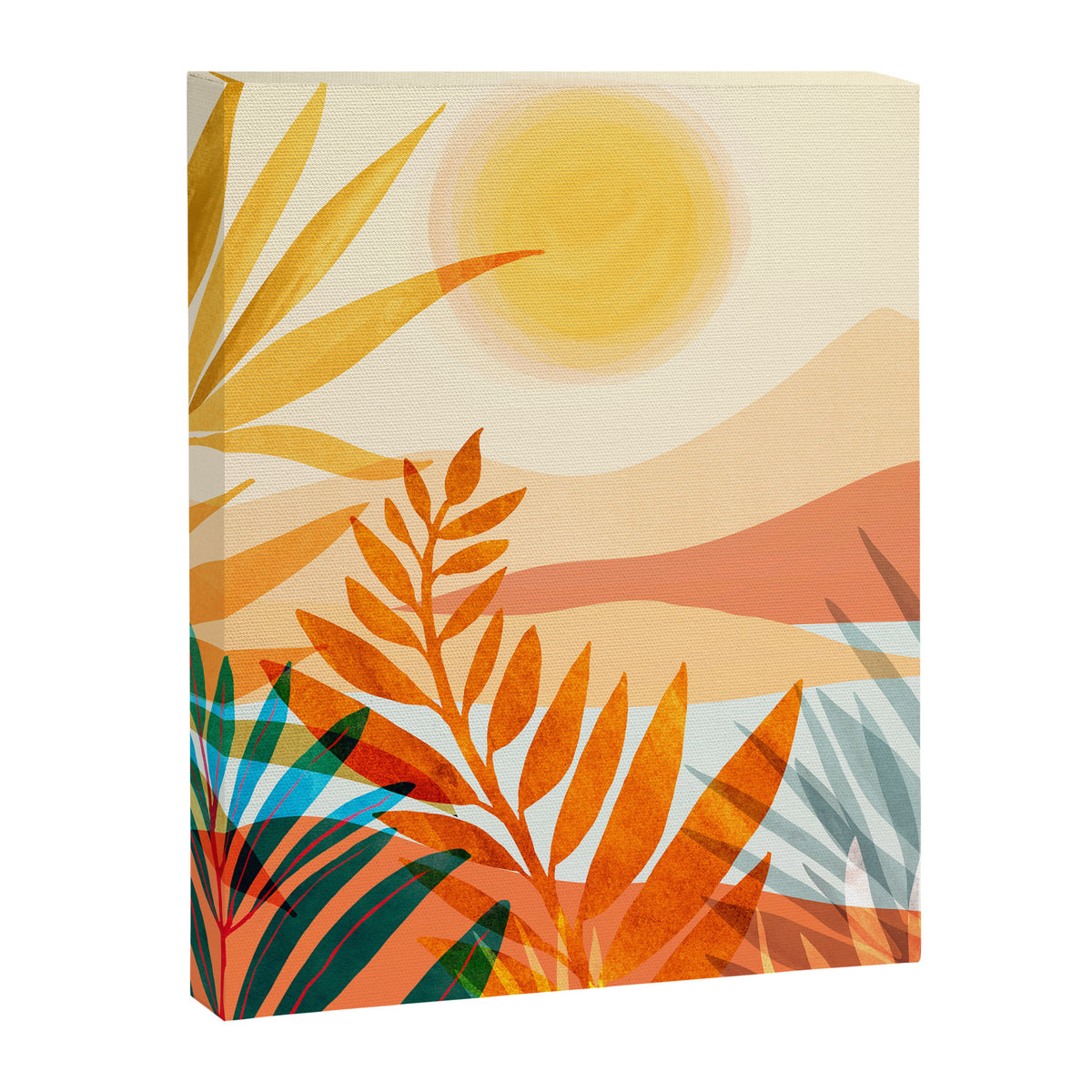 Golden Hour / Abstract Landscape Series Canvas Print Gallery Image 6