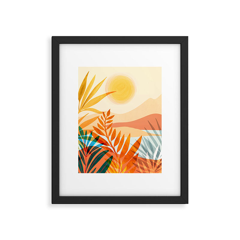 Golden Hour / Abstract Landscape Series Framed Art Print Gallery Image 5