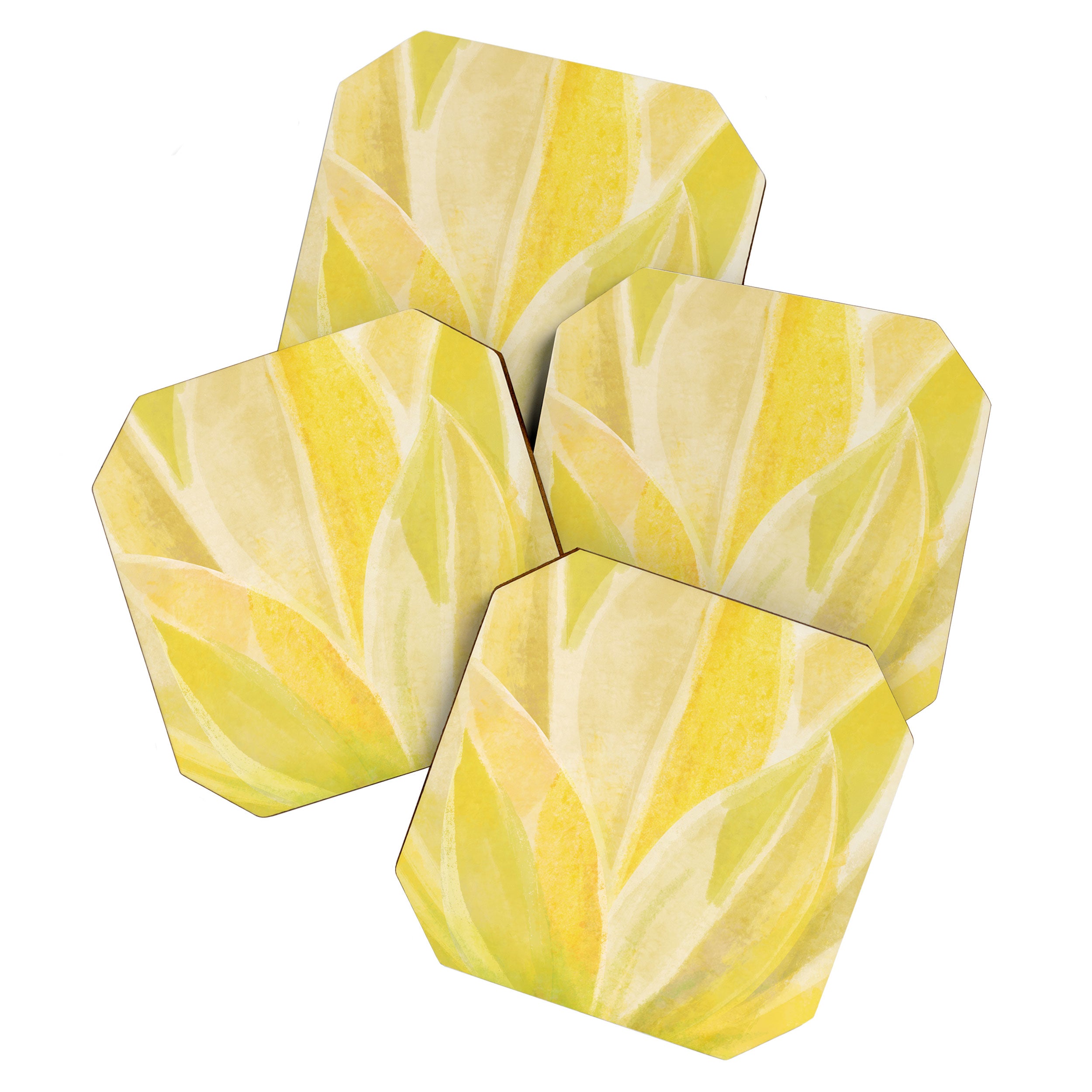 Golden Lotus Detail Coaster Gallery Image 1