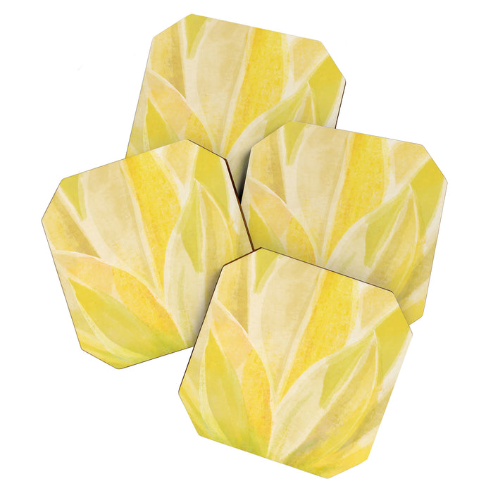 Golden Lotus Detail Coaster Gallery Image 1