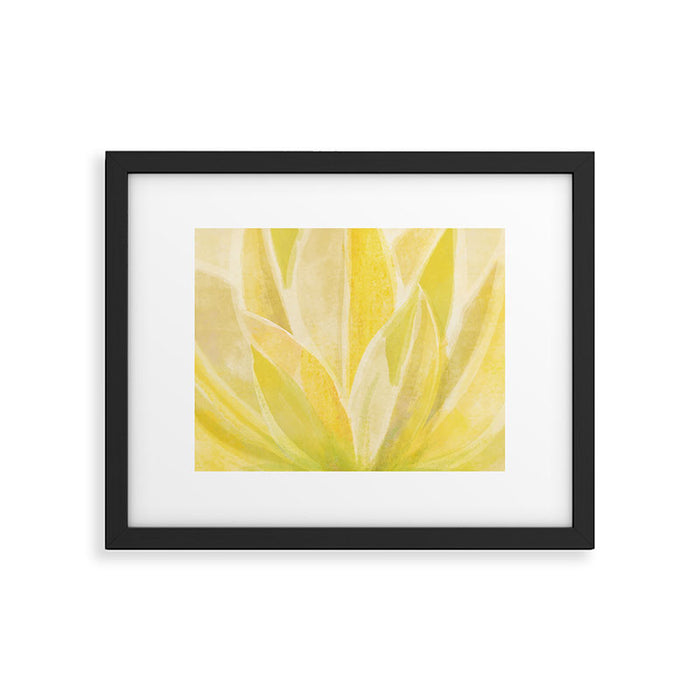 Golden Lotus Detail Framed Art Print Gallery Image 1
