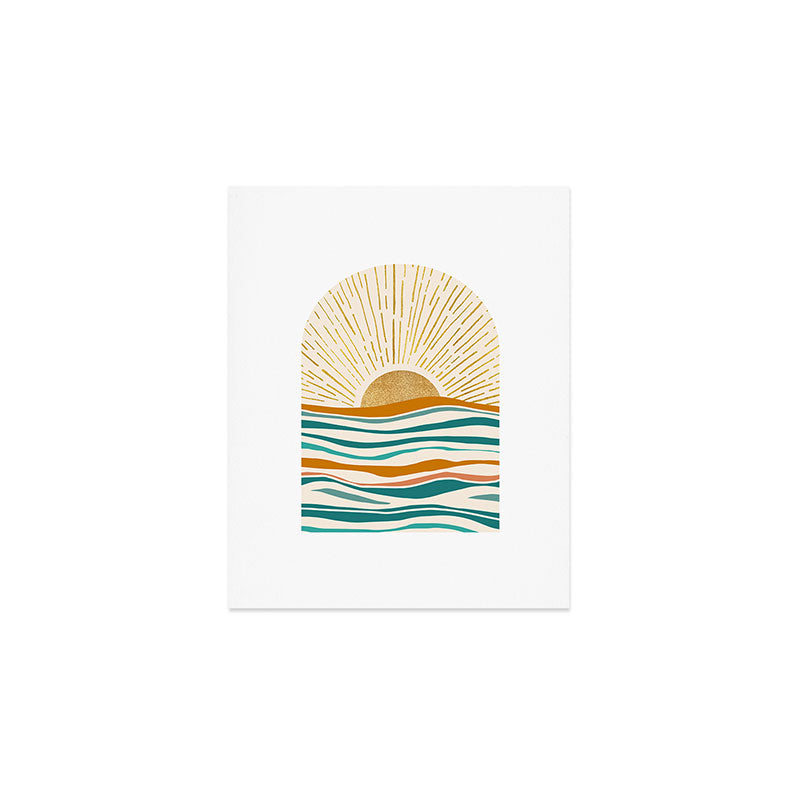 Golden Sunset Art Print Gallery Image 1