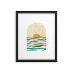Golden Sunset Framed Art Print Gallery Image 5