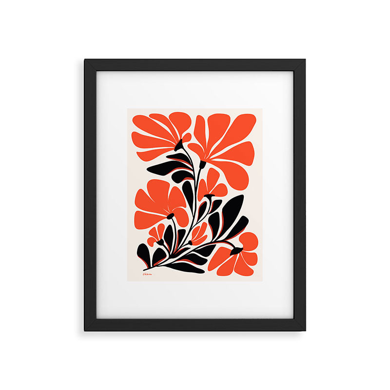 Gothic Garden Flower Art Framed Art Print Gallery Image 5