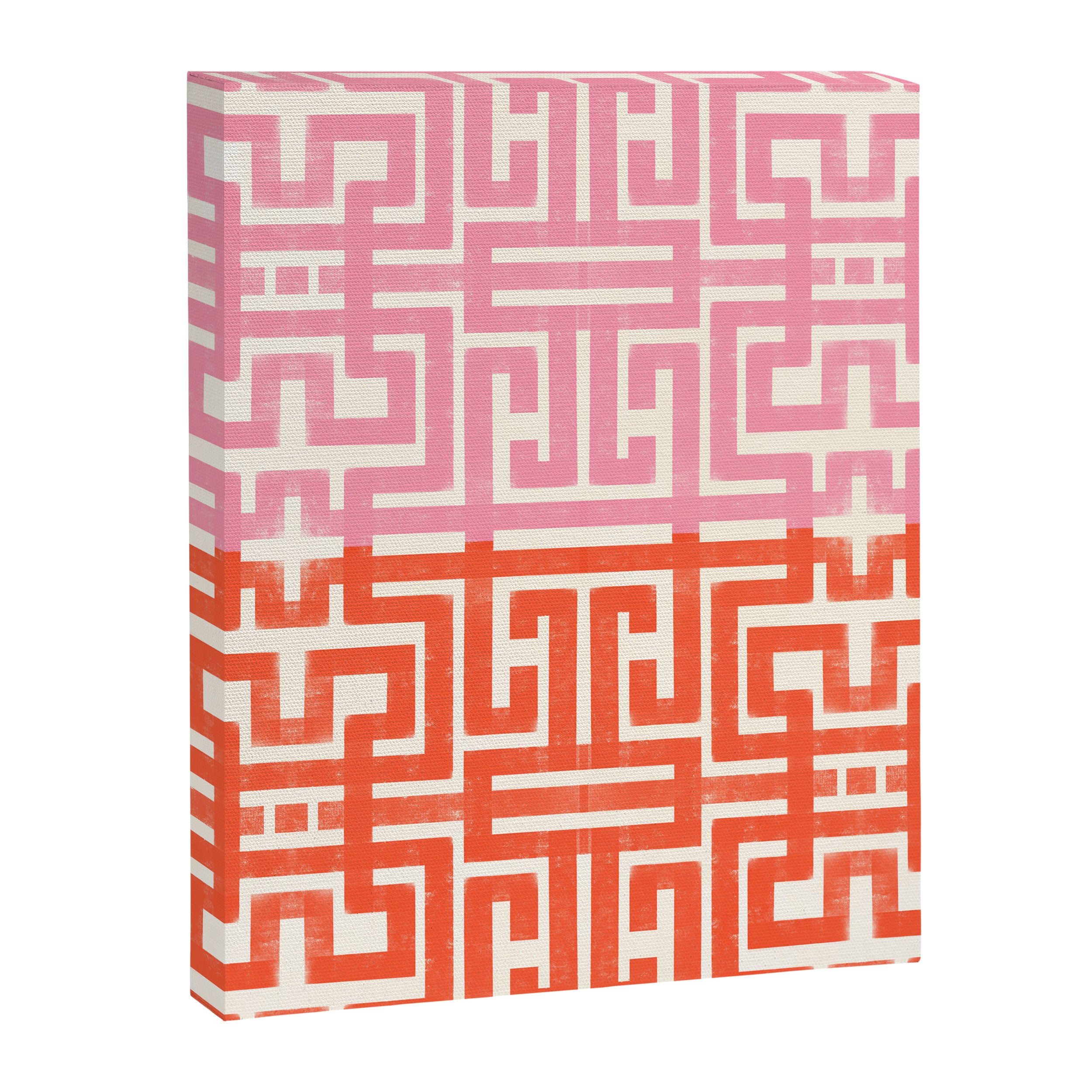Greco Labyrinth Pattern Canvas Print Gallery Image 8
