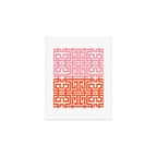 Greco Labyrinth Pattern Art Print Gallery Image 1