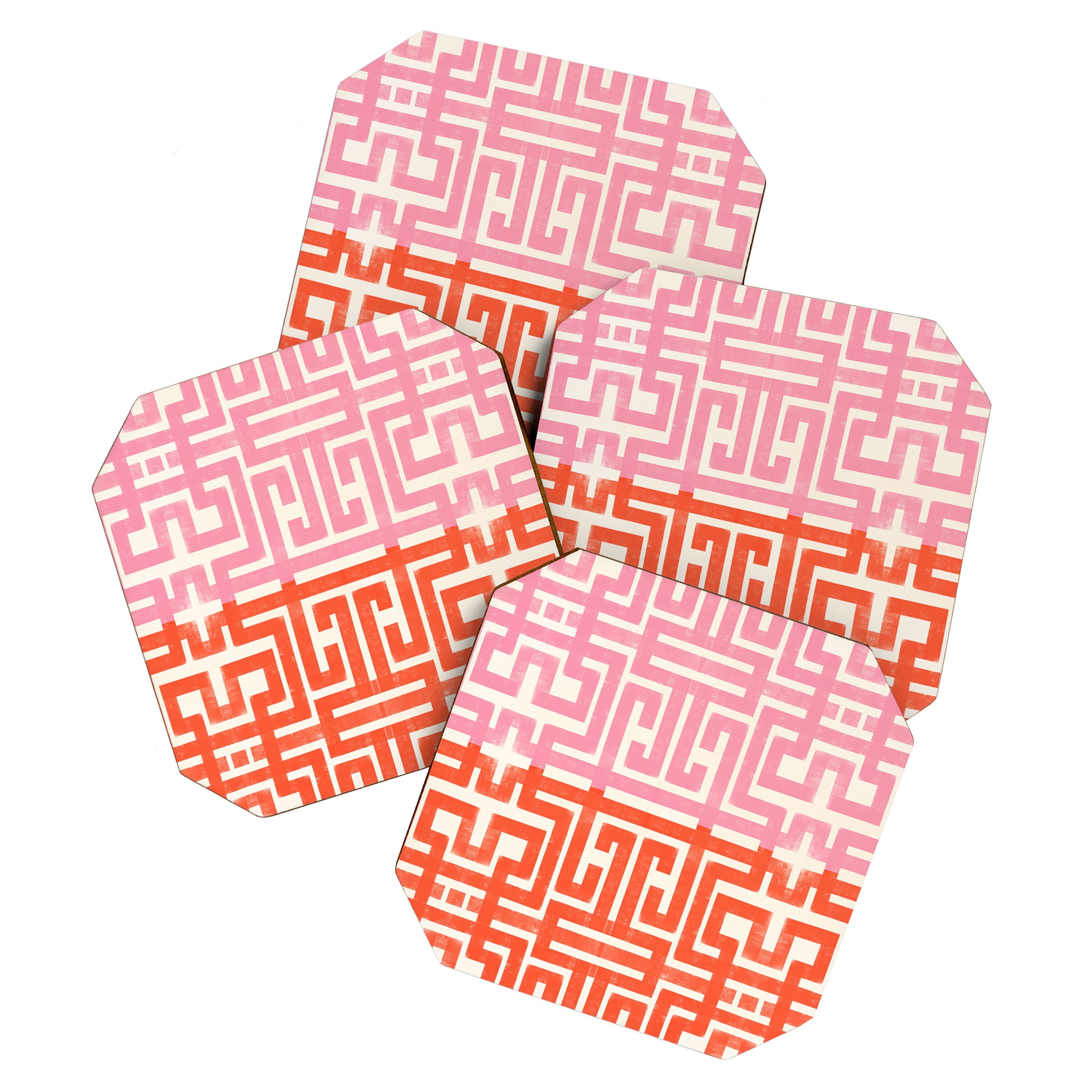 Greco Labyrinth Pattern Coaster Gallery Image 1