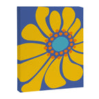Groovy Yellow Flower Canvas Print Gallery Image 8