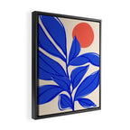 Grow Your Own Way - Blue and Red Framed Canvas Print Gallery Image 2