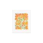 Happy California Poppies Floral Art Print Gallery Image 1
