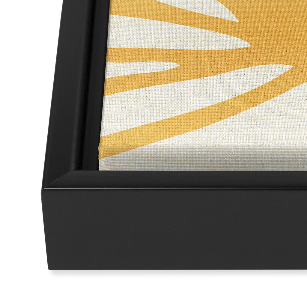 Happy Summer Abstract Framed Canvas Print Gallery Image 3
