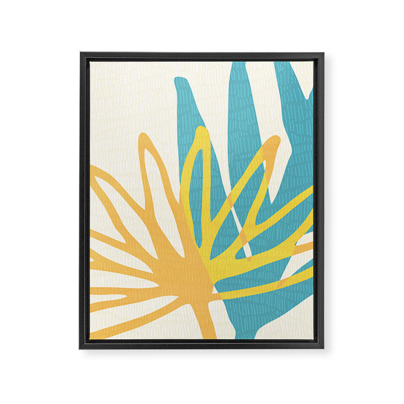 Happy Summer Abstract Framed Canvas Print Gallery Image 8