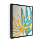 Happy Summer Abstract Framed Canvas Print Gallery Image 2
