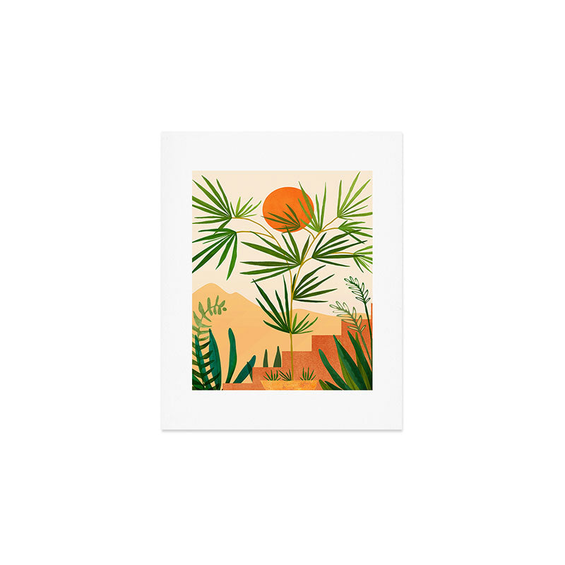 Harvest Moon Landscape Art Print Gallery Image 1