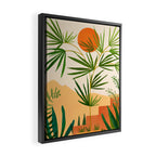 Harvest Moon Landscape Framed Canvas Print Gallery Image 2