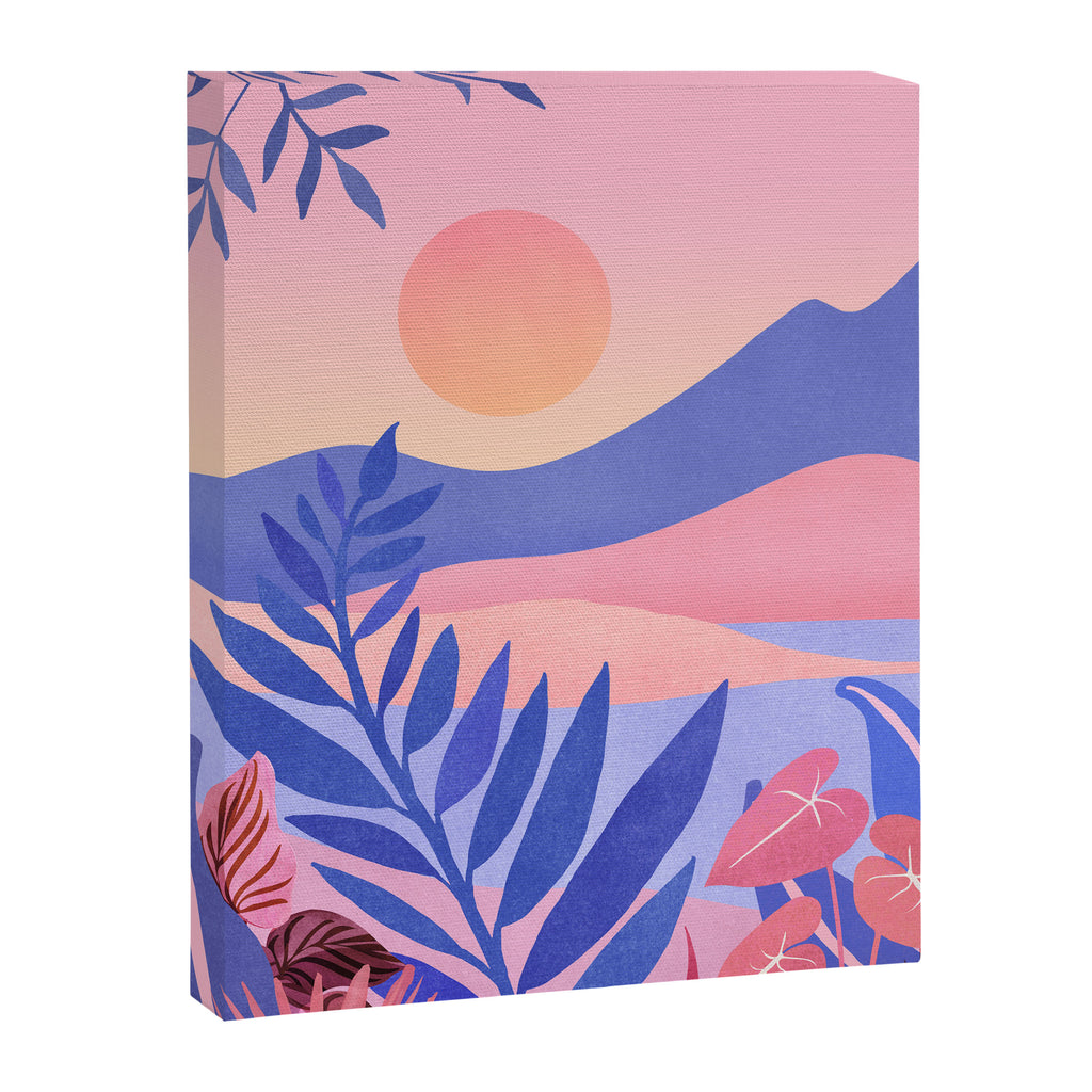 Hawaiian Sunset Tropical Landscape Canvas Print Gallery Image 8