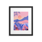 Hawaiian Sunset Tropical Landscape Framed Art Print Gallery Image 6