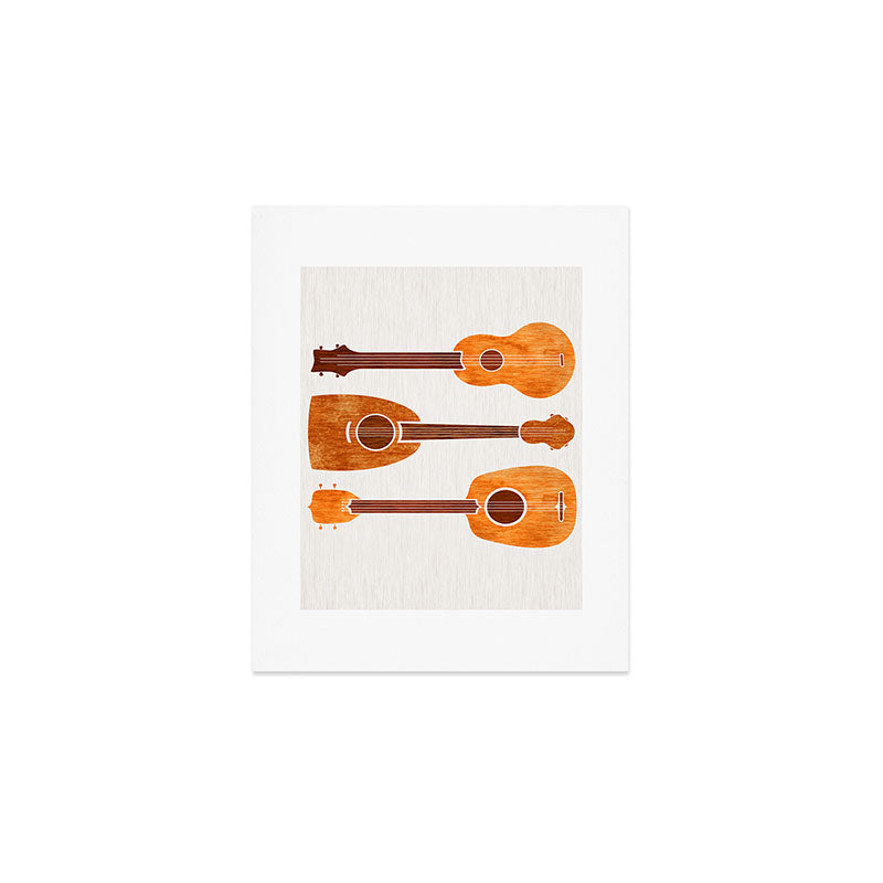 Hawaiian Ukuleles Art Print Gallery Image 1