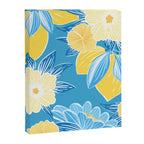 Hibiscus Lemon Botanical Pattern  Canvas Print Gallery Image 6